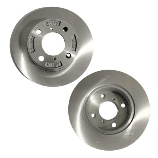 Juego Discos Freno Delantero KARRY Q22 El Par (4 Pernos)